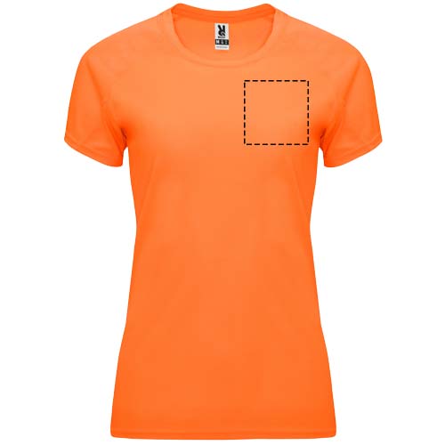 Bahrain 135 g/m² sportshirt met korte mouwen voor dames