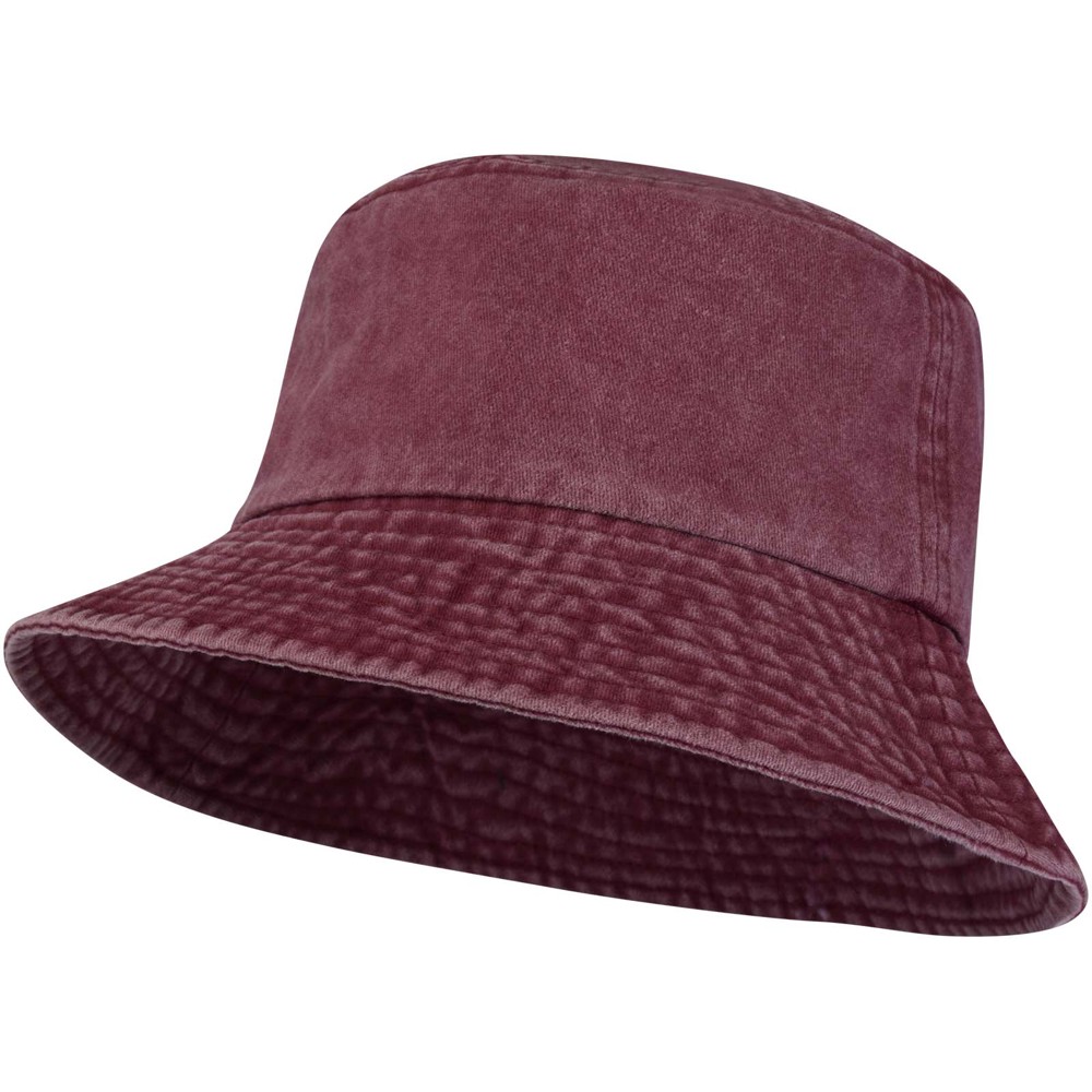 Mitica 270 g/m² gewassen zonnehoed - Bordeaux rood