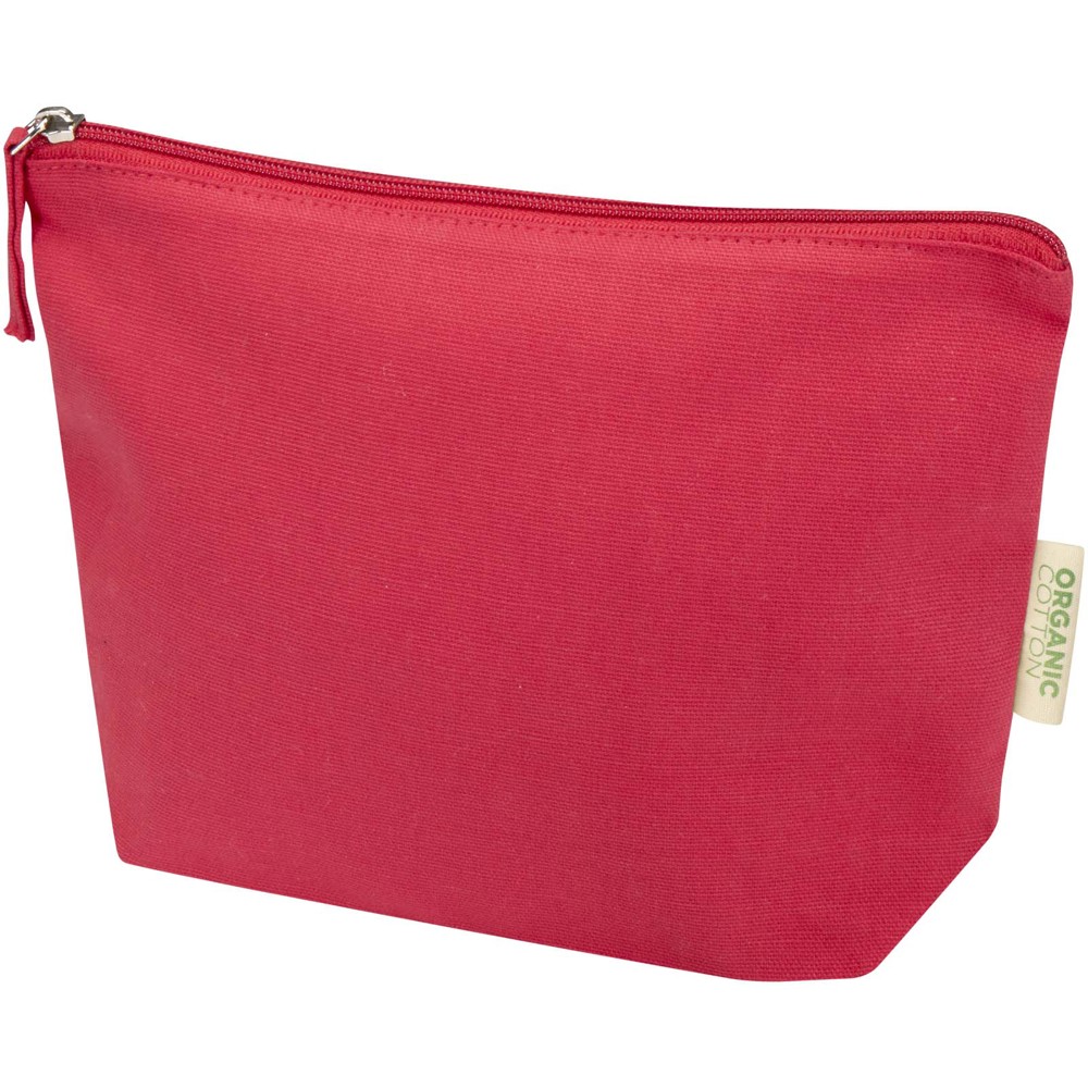 Odisha 180 g/m² OCS biologisch katoenen toilettas 1L - Rood