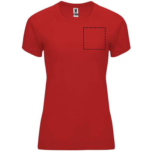 Bahrain 135 g/m² sportshirt met korte mouwen voor dames