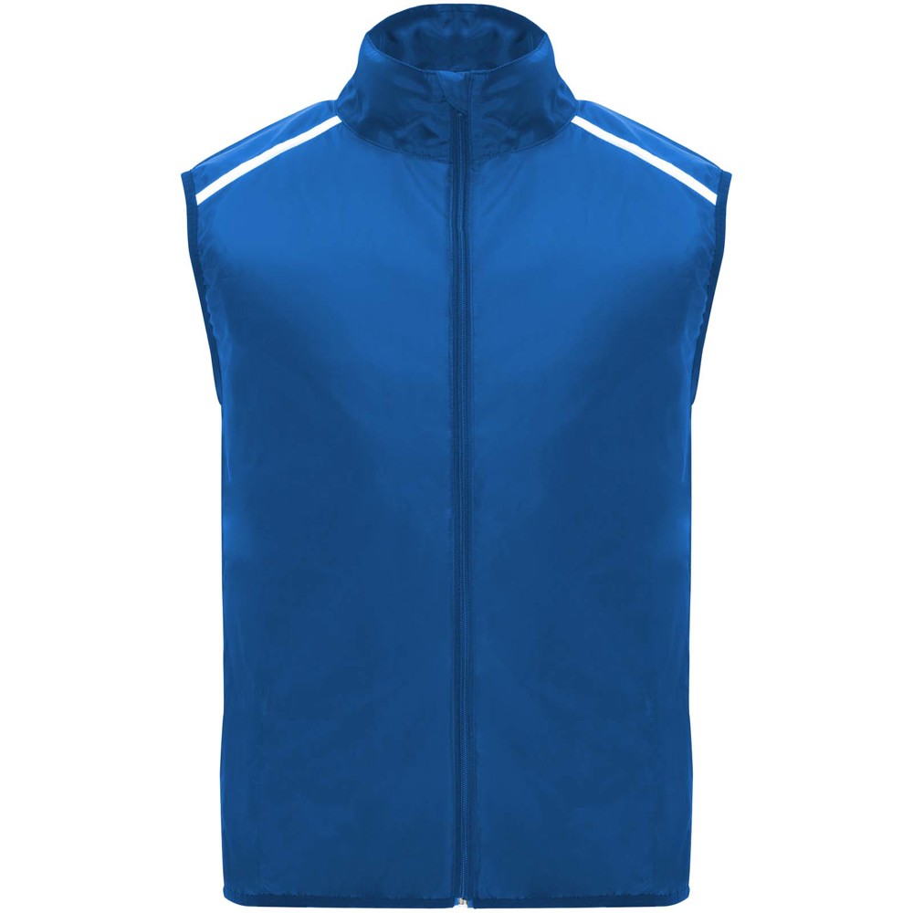 Jannu lichte unisex hardloopbodywarmer - Koningsblauw