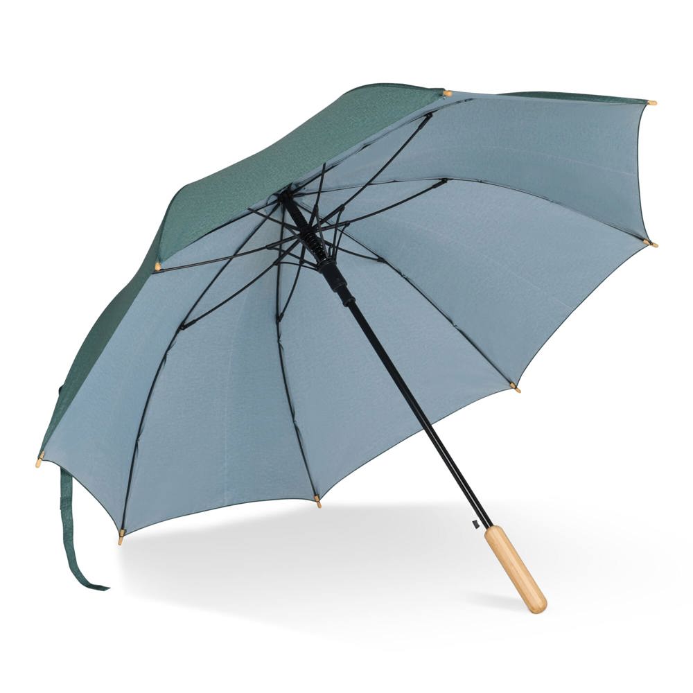 Stok paraplu 25” R-PET recht handvat auto open