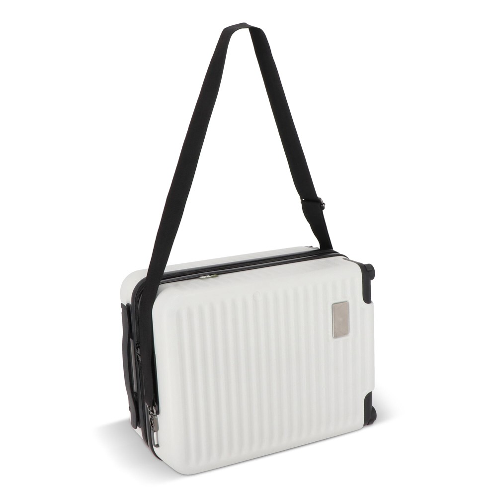 De Nordlyft InSideOut trolley, met afneembare wielen, past onder de stoel.