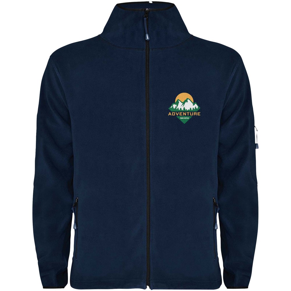 Luciane fleece herenjack met volledige rits