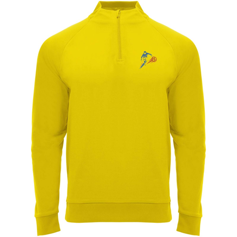 Epiro 200 g/m² unisex sweatshirt met lange mouwen en kwartrits
