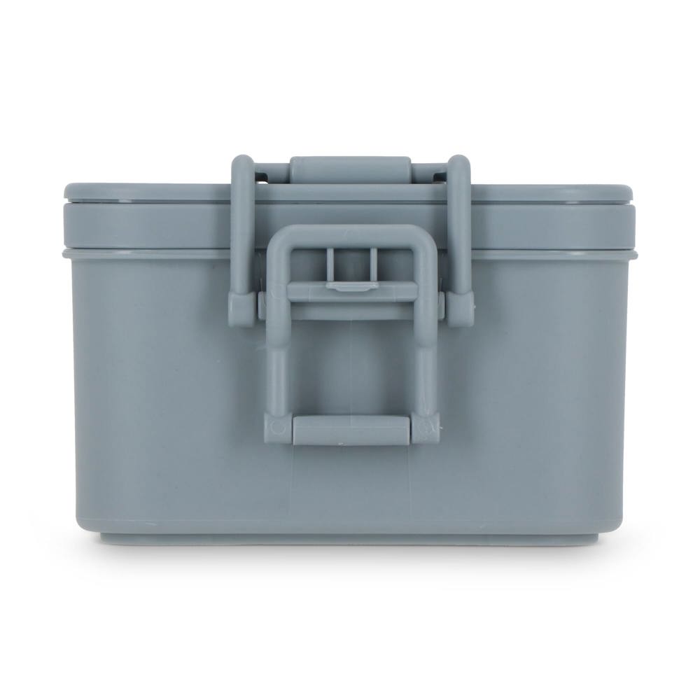 Dubbellaagse Lunchbox met Bestek