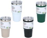 ALPINA Vacuum Cup 600ml- Black/White/Beige/Green