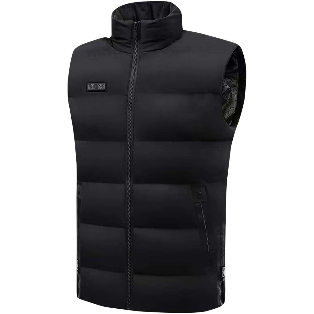 SCX.design G01 verwarmde bodywarmer met powerbank - Zwart
