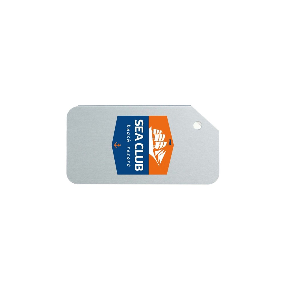 Luggage Tag Aluminium- Zilver