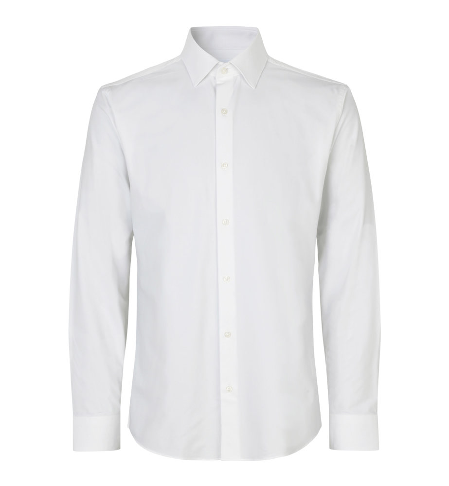 SEVEN SEAS Hybrid shirt | slim - Wit (C-001)