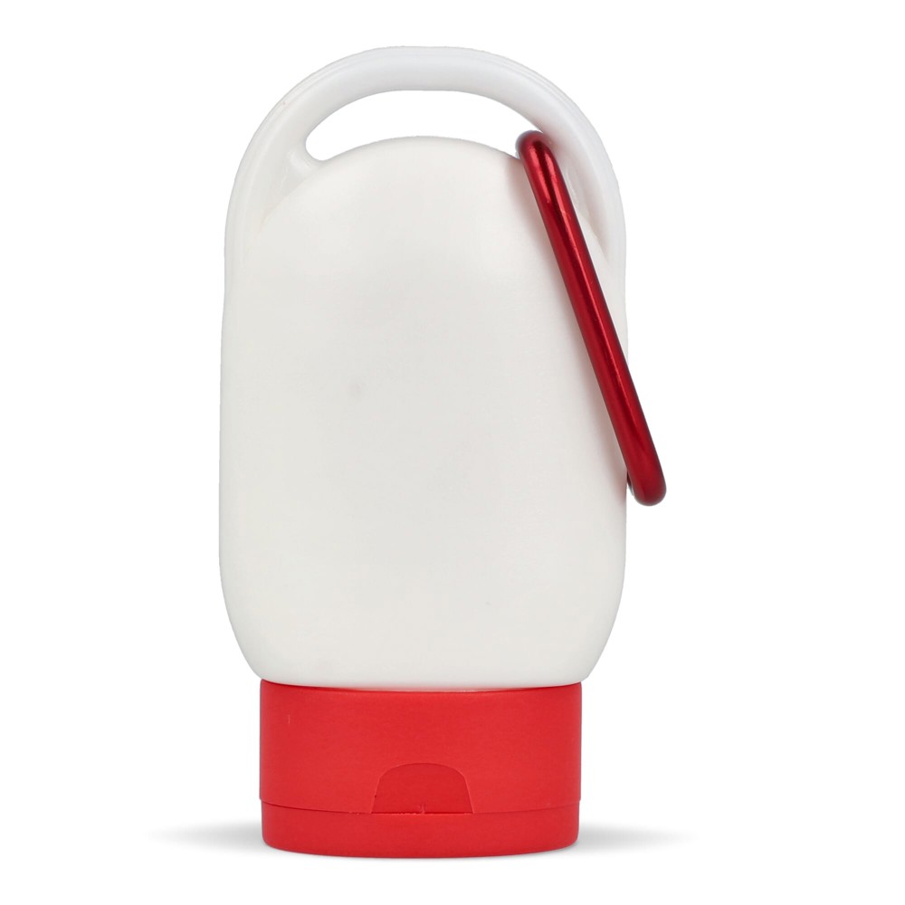 Zonnebrandlotion met Karabijnhaak SPF30 Gerecycled Materiaal 30ml - Rood