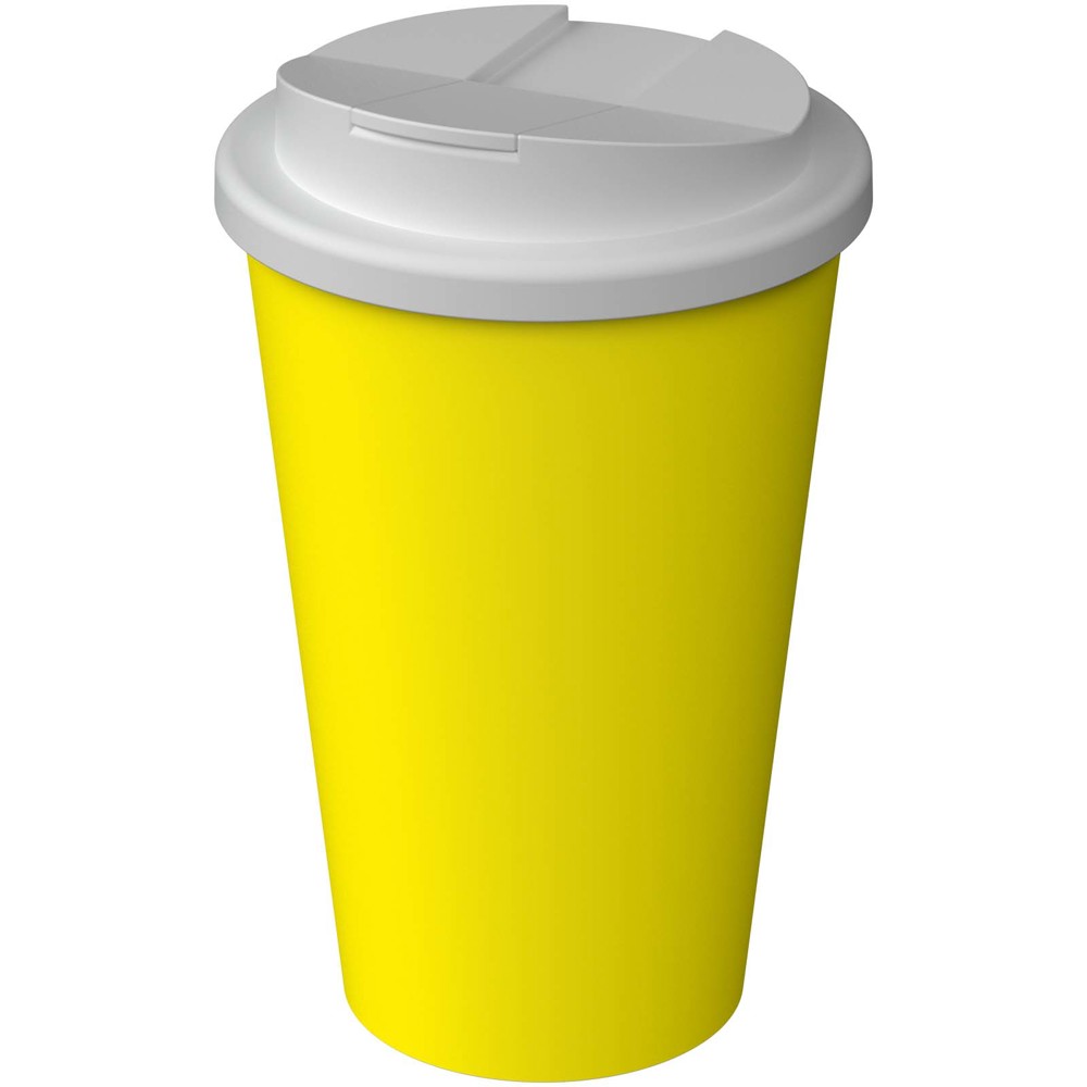 Americano® Infiniti geïsoleerde beker van 350 ml met morsbestendig deksel - Geel