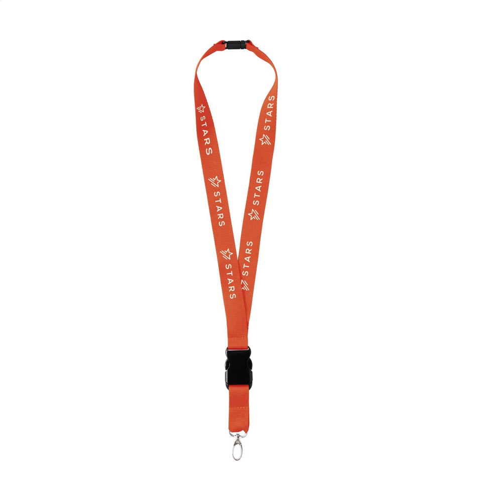 KeyCordSafety 2,4 cm lanyard - oranje (± PMS 172)