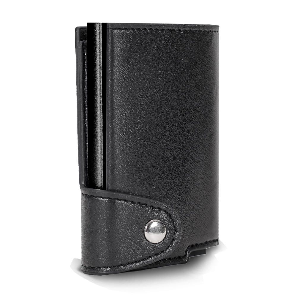 RFID kaarthouder met leerlook hoes