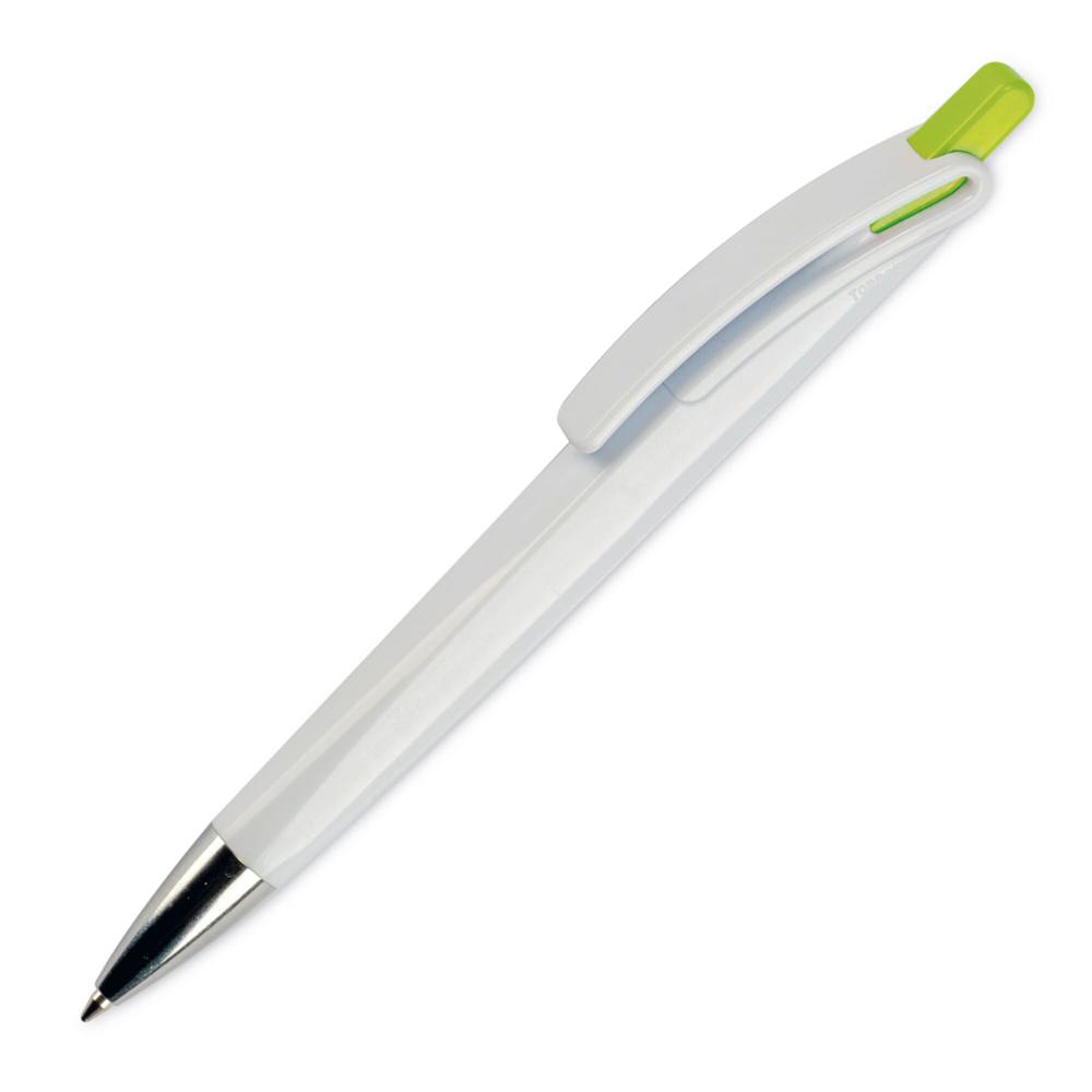 Balpen Riva hardcolour - Wit / Lichtgroen