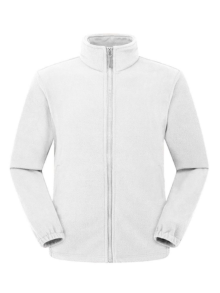 BS Peak full zip fleece sweater, 290 gr/m² - Wit (WHITE)
