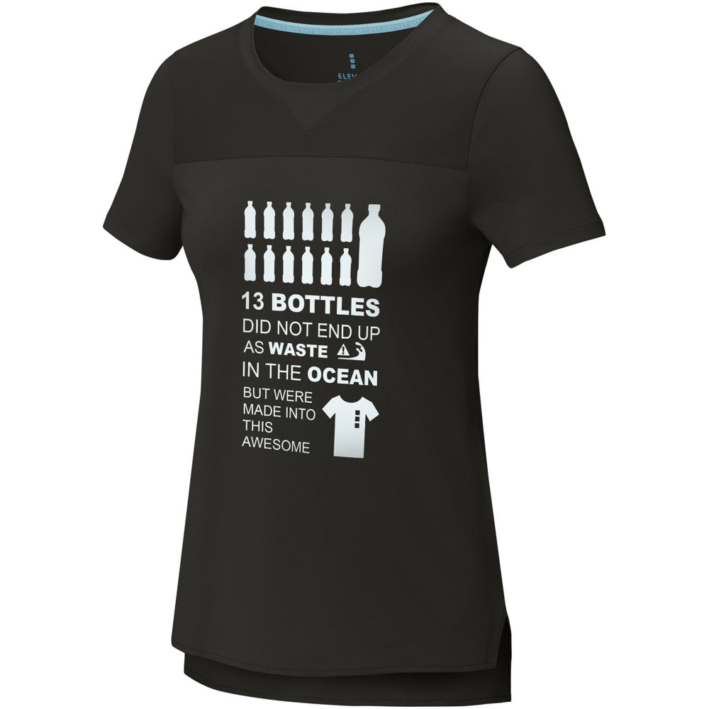 Borax 160 g/m² Dames T-shirt met korte mouwen, cool fit, GRS gerecycled
