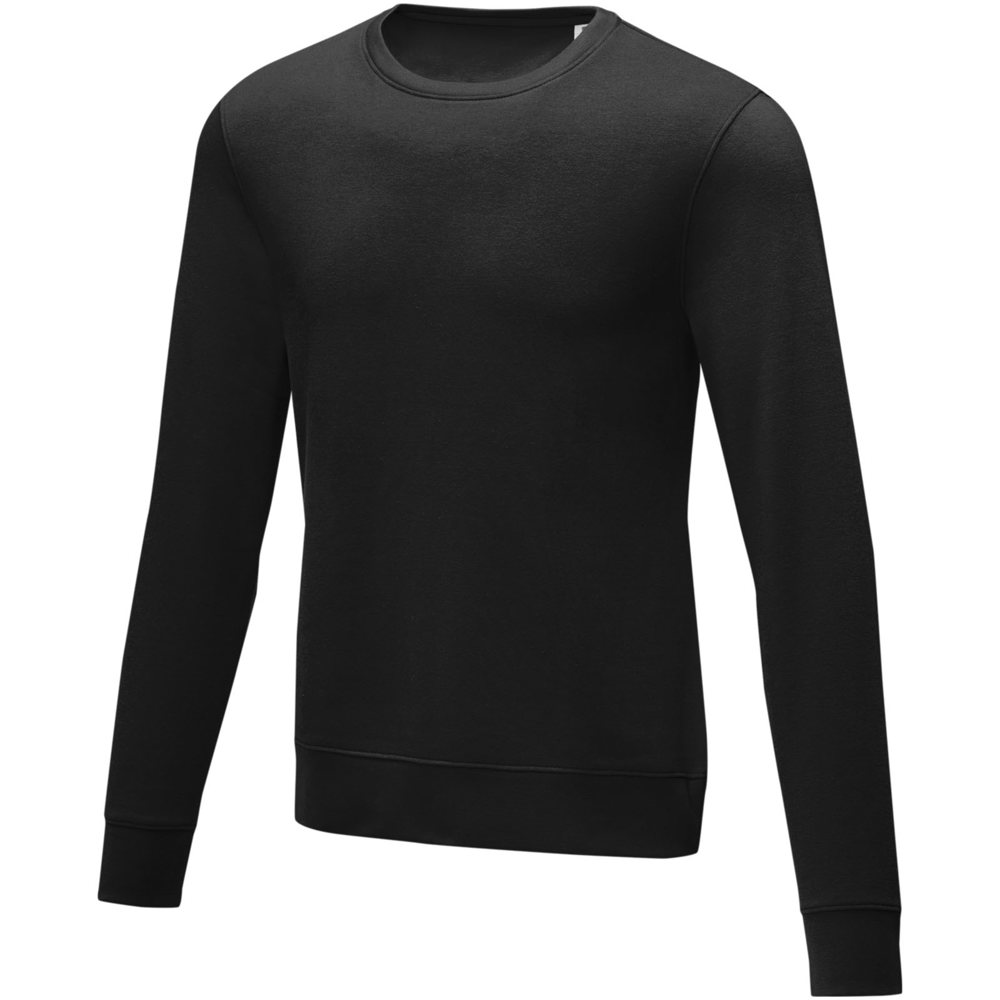 Charon 240 g/m² heren sweater met crewneck - Zwart