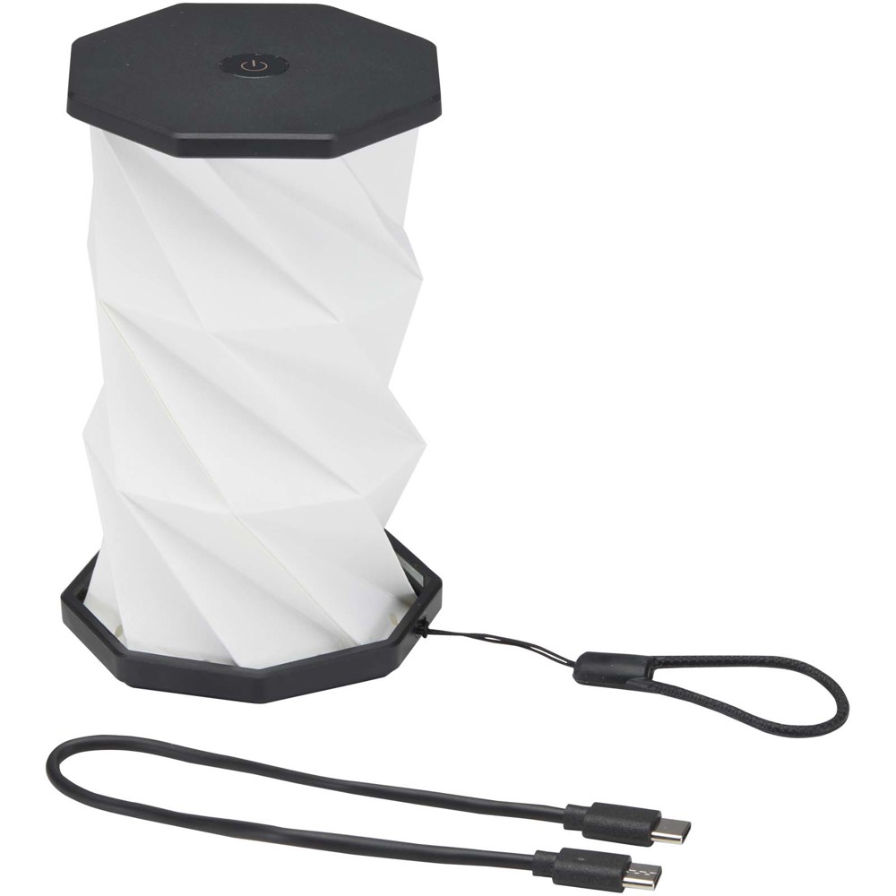 Celestia opvouwbare en dimbare tafellamp van gerecycled plastic