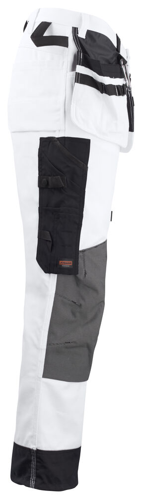 Jobman - 2171 Painters' Trousers Core Wit/Zwart 146