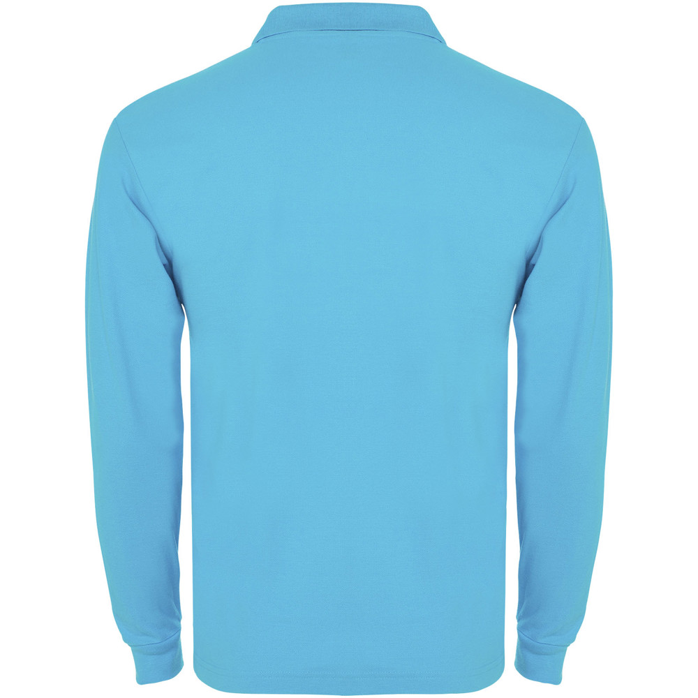 Estrella 220 g/m² herenpolo met lange mouwen