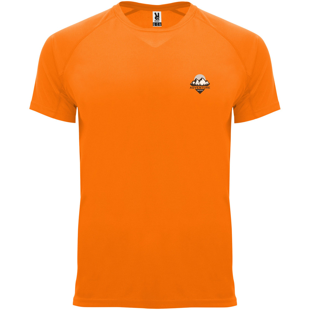 Bahrain 135 g/m² sportshirt met korte mouwen voor kinderen