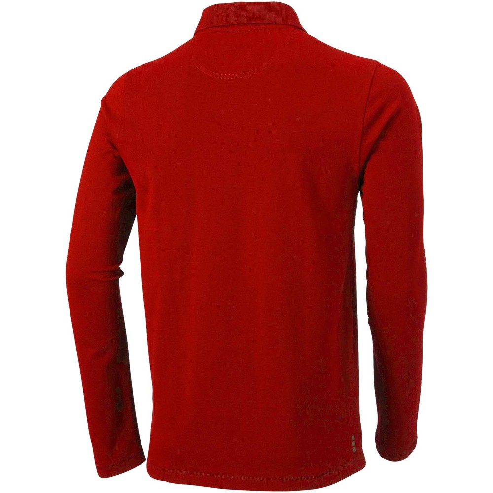 Calgary 180 g/m² herenpolo met lange mouwen