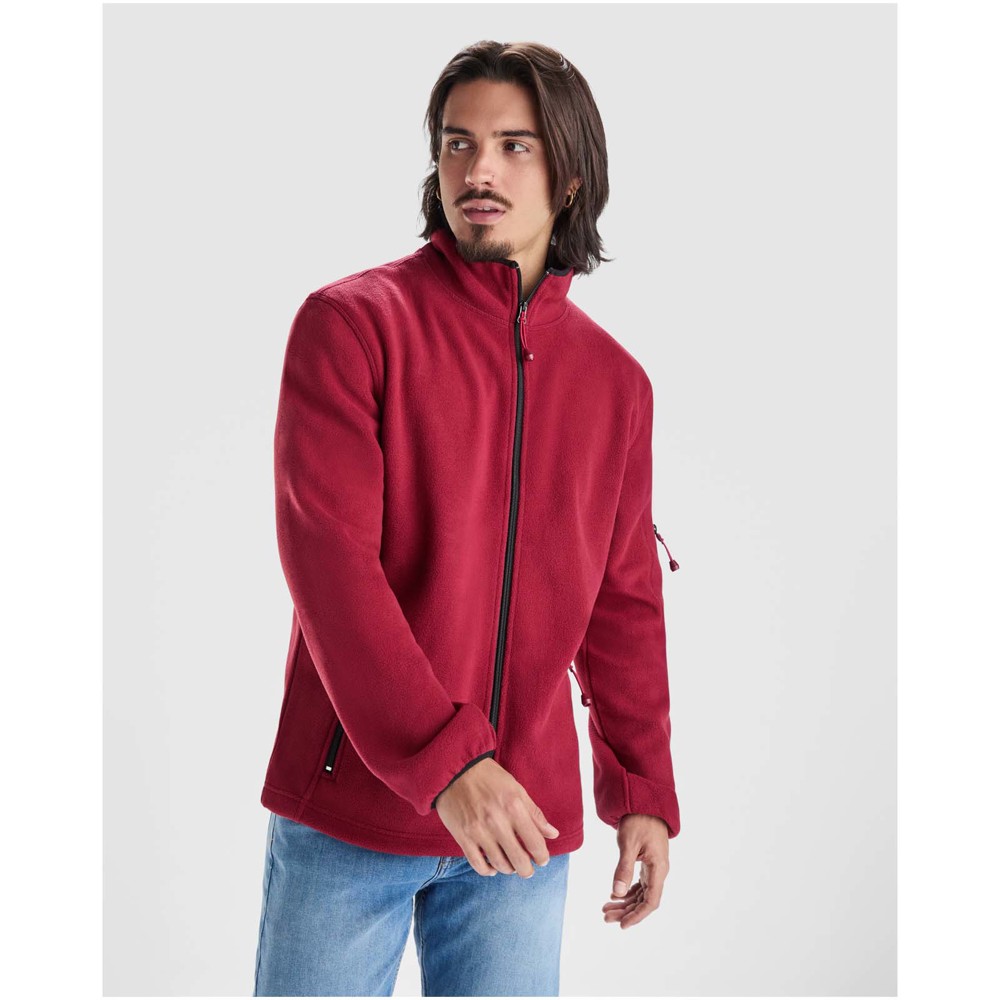 Luciane fleece herenjack met volledige rits