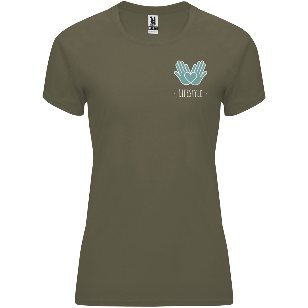 Bahrain 135 g/m² sportshirt met korte mouwen voor dames
