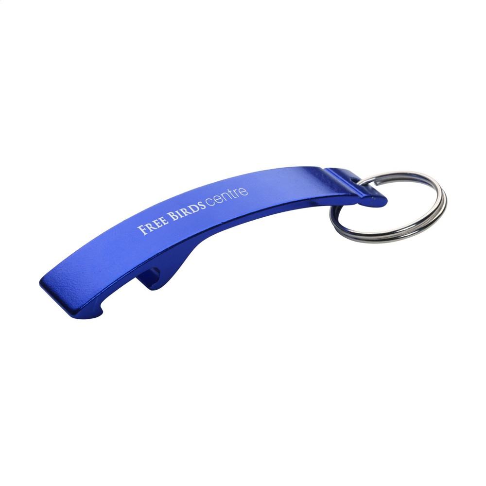 Alu Opener sleutelhanger - blauw (± PMS 286)
