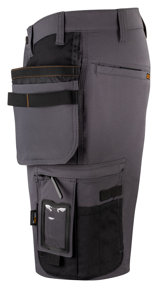 Jobman - 2196 Stretch Shorts HP Donkergrijs/Zwart C44