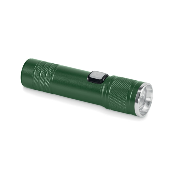 FLASHRA - Oplaadbare COB zaklamp - Donker Marinegroen