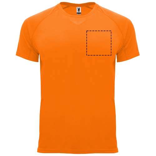 Bahrain 135 g/m² sportshirt met korte mouwen voor heren