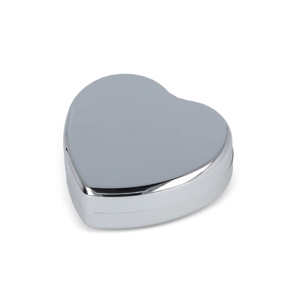Platte metallic lippenbalsem in hartvorm