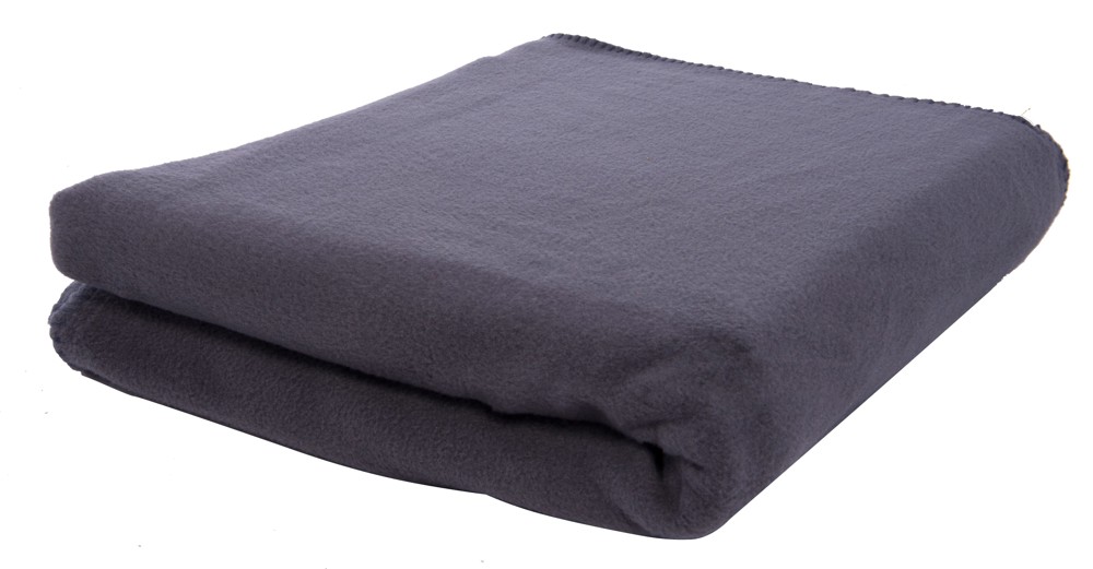 Nilton's Fleeceplaid 150x120 cm, 250 gr/m² - Donkergrijs (PMS Cool Gray 11c) / Donkergrijs