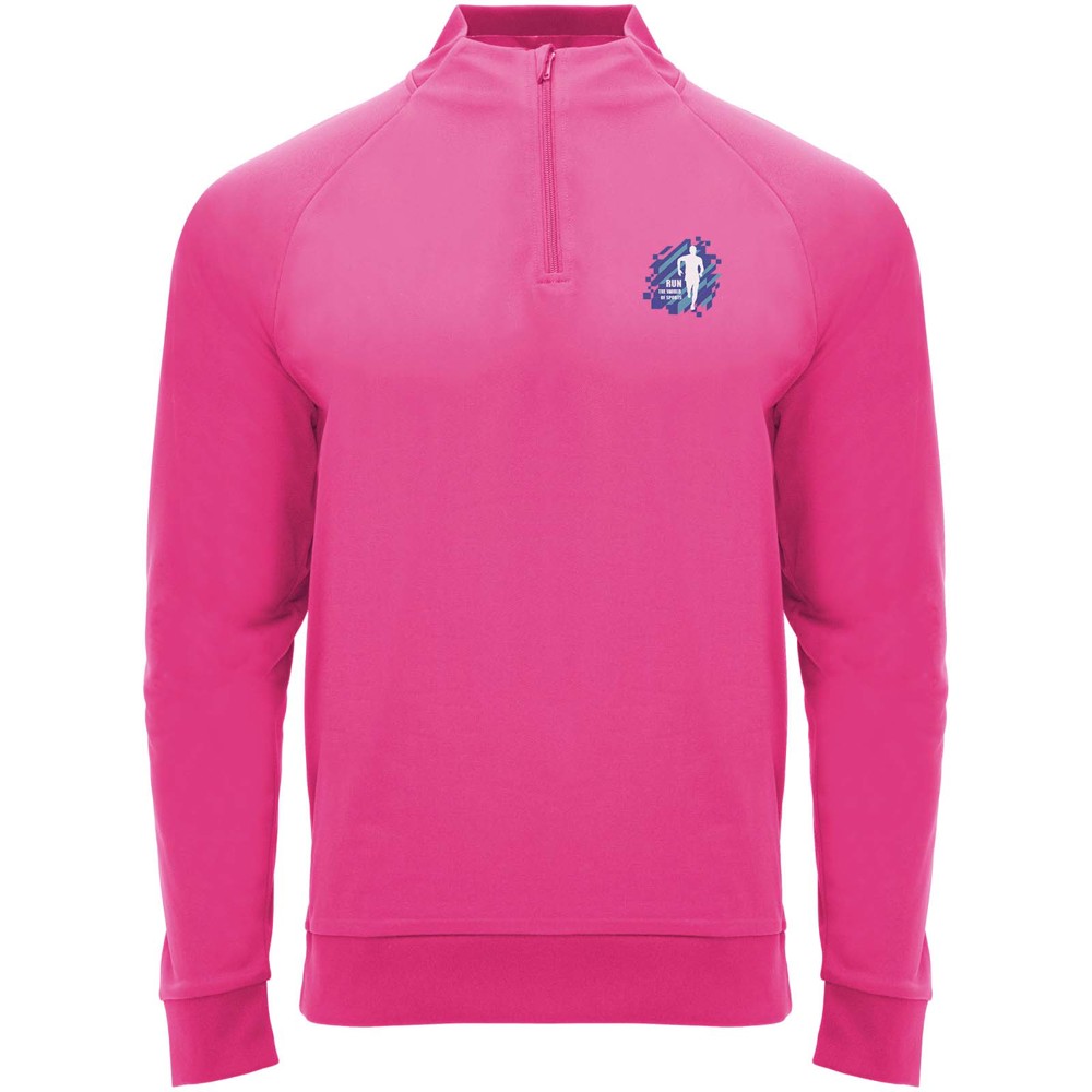 Epiro 200 g/m² unisex sweatshirt met lange mouwen en kwartrits