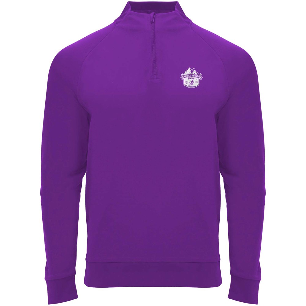 Epiro 200 g/m² unisex sweatshirt met lange mouwen en kwartrits