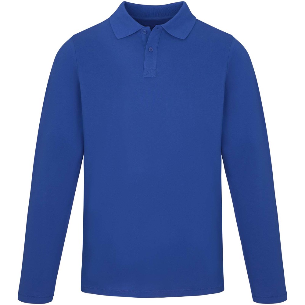 Calgary 180 g/m² herenpolo met lange mouwen