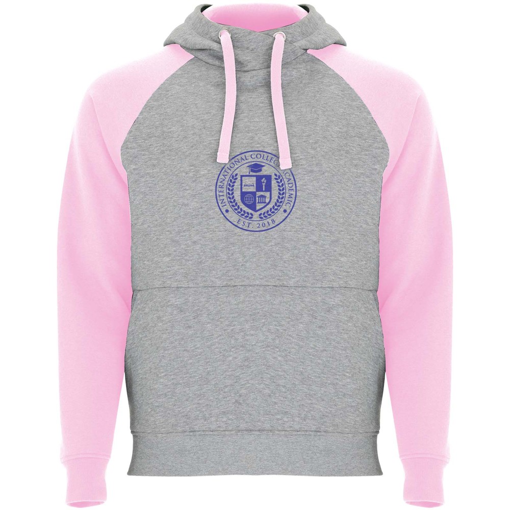 Badet 280 g/m² tweekleurige kinderhoodie