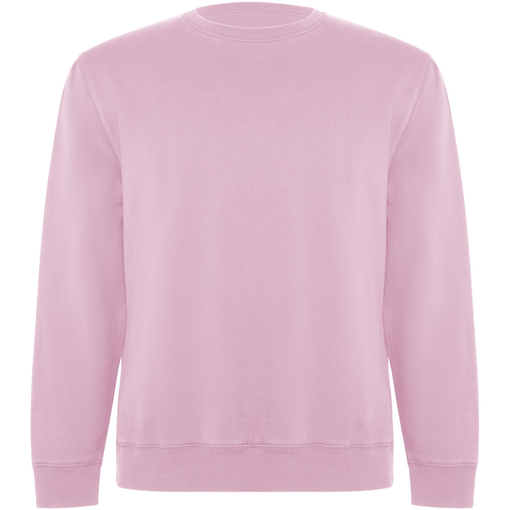 Batian 300 g/m² biologisch katoenen uniseks sweater met ronde hals - Lichtroze