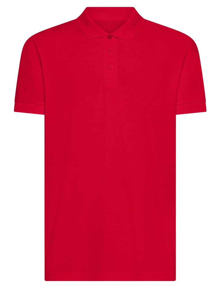 BS Twin Polo, 180 gr/m² - Rood (PMS 186c)