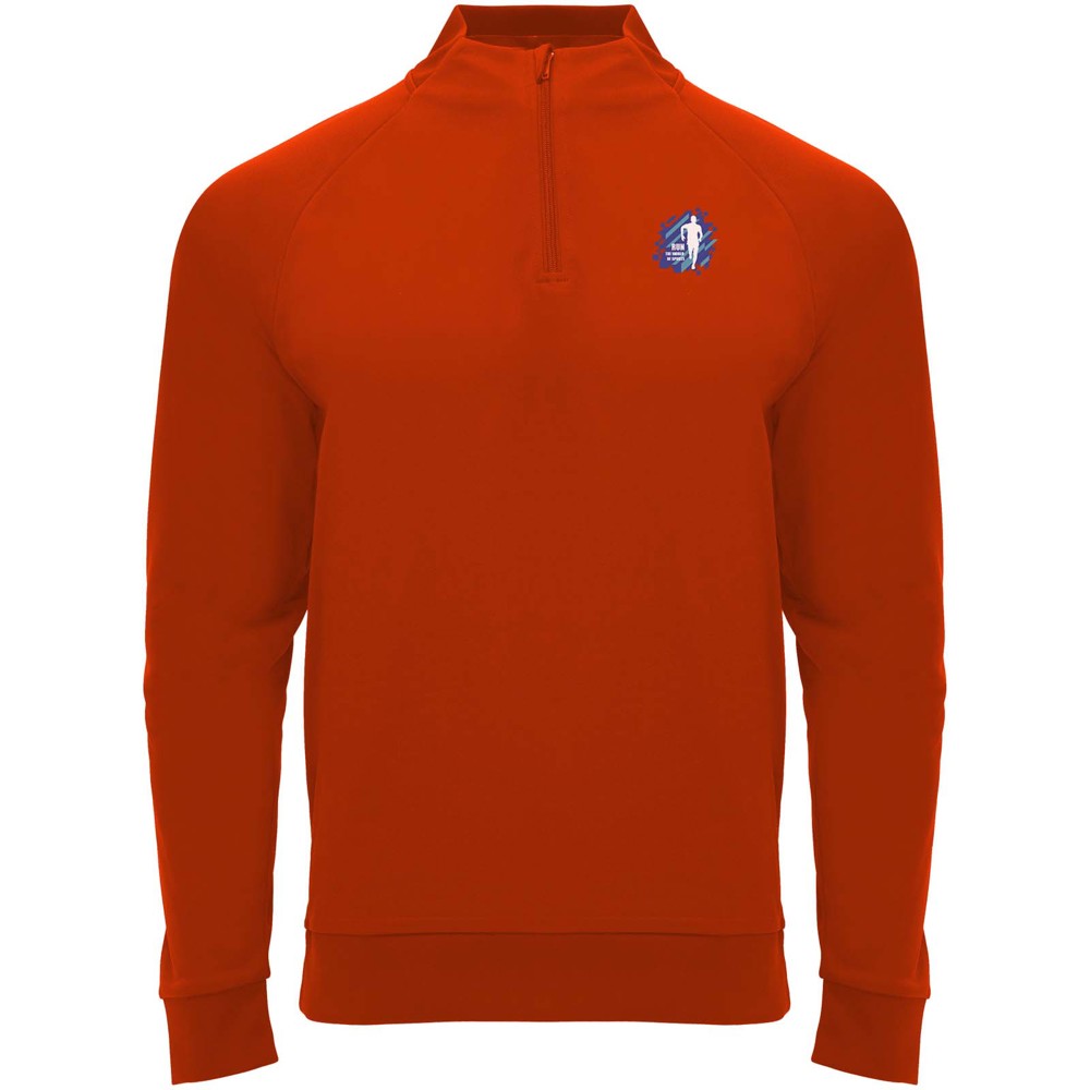 Epiro 200 g/m² sweatshirt met lange mouwen en kwartrits voor kinderen