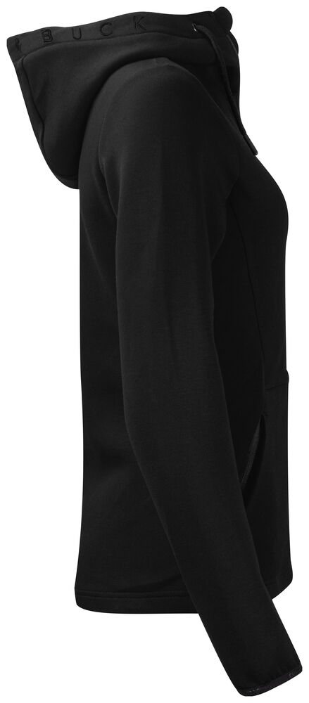Cutter & Buck - Pemberton Hood FZ Dames Zwart L