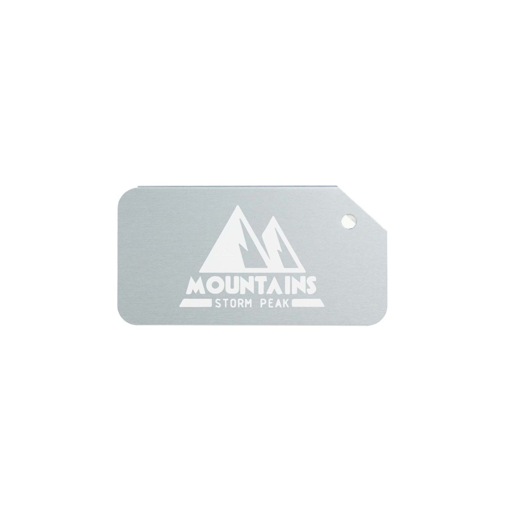 Luggage Tag Aluminium- Zilver
