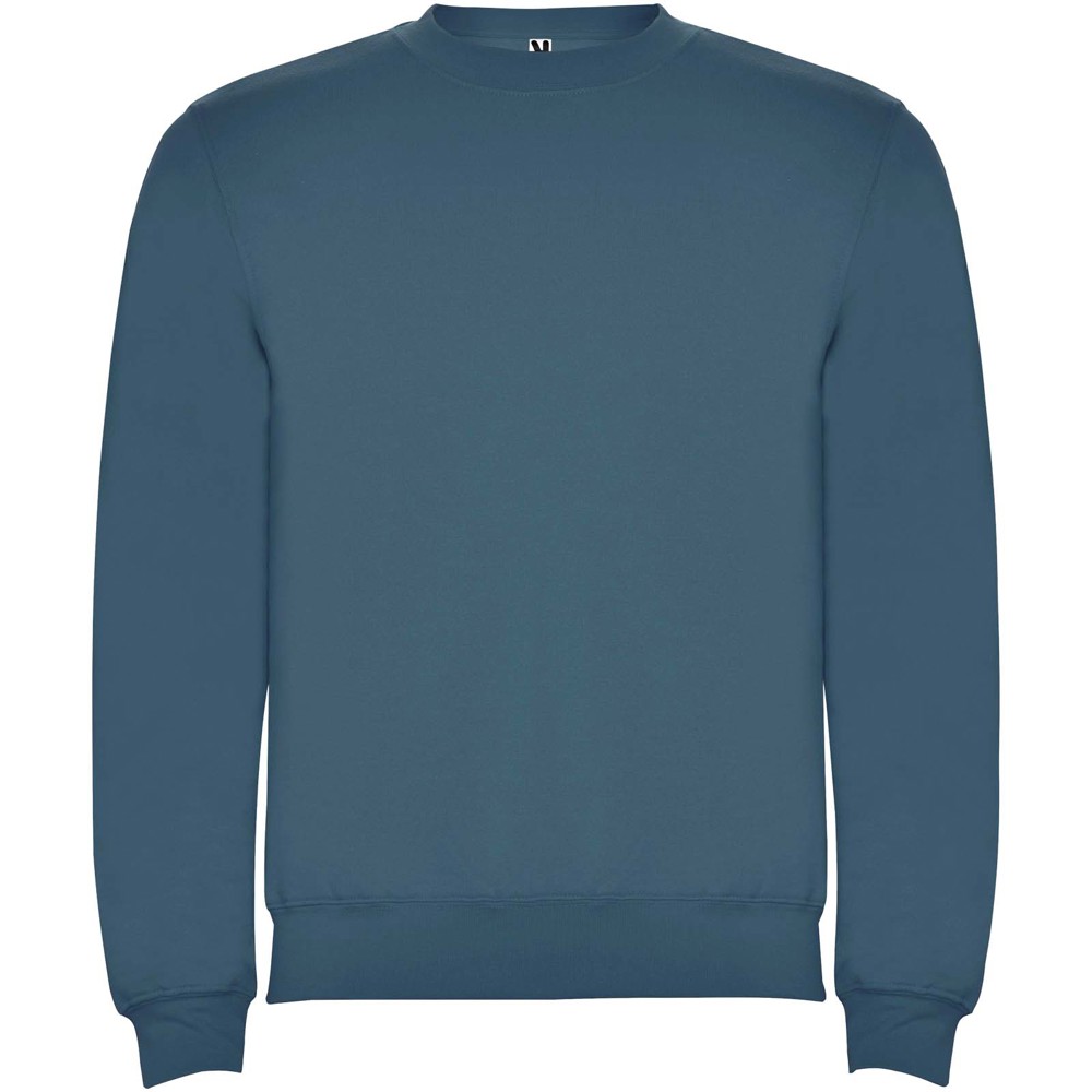 Clasica 280 g/m² unisex trui met ronde hals - Stormblauw