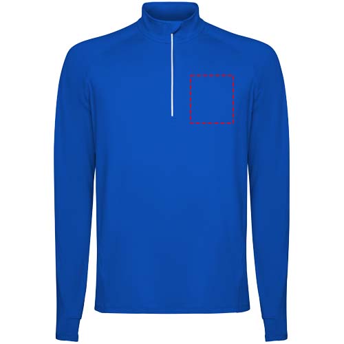 Estambul 200 g/m² herensweater met lange mouwen en halve rits