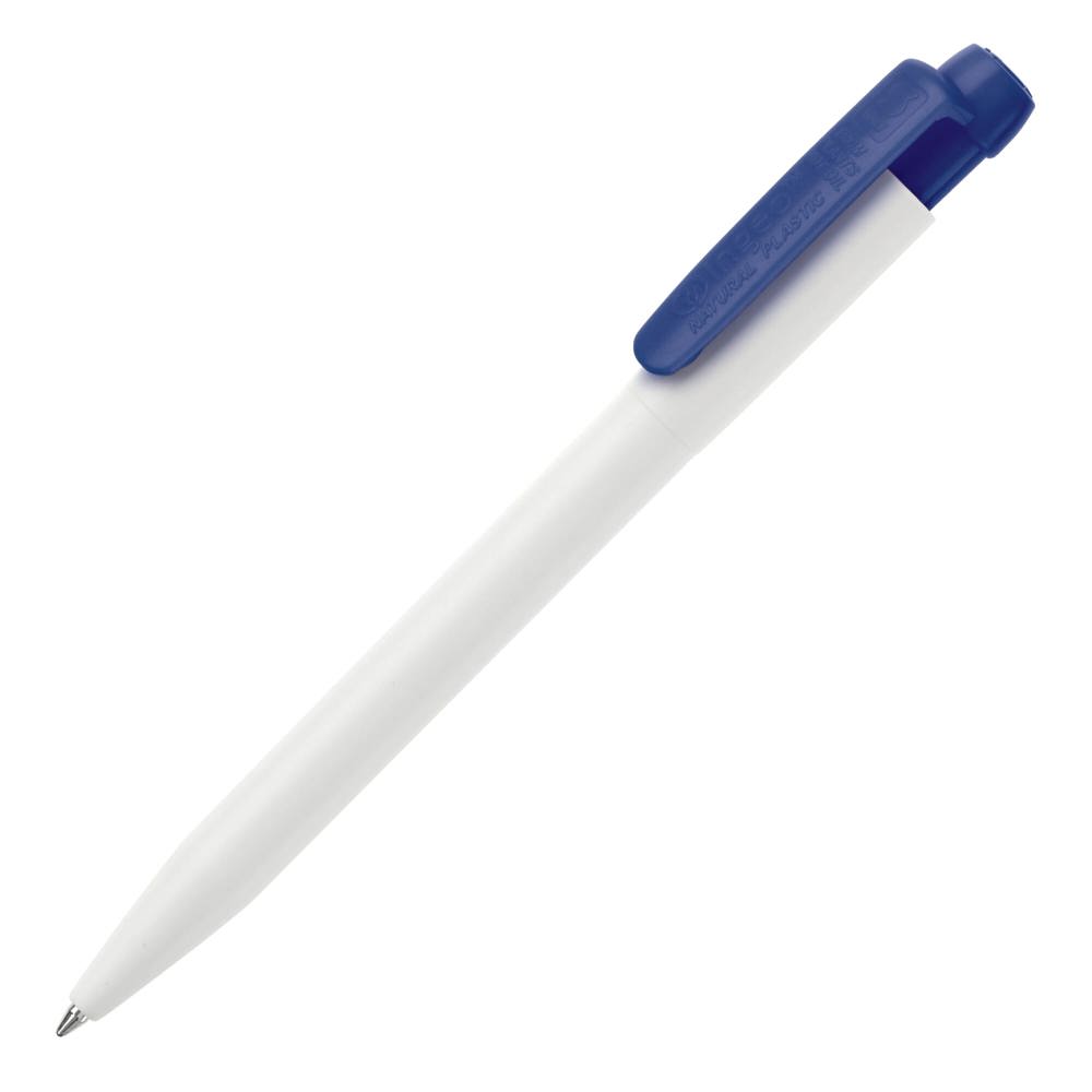 Balpen Ingeo TM Pen hardcolour - Wit / Donkerblauw