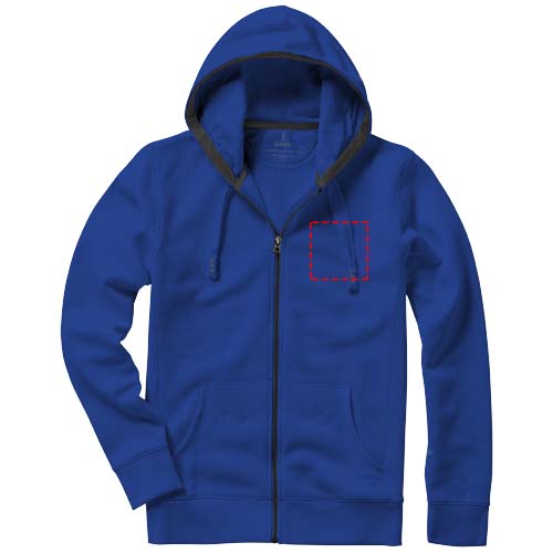 Arora 300 g/m² unisex hoodie met ritssluiting