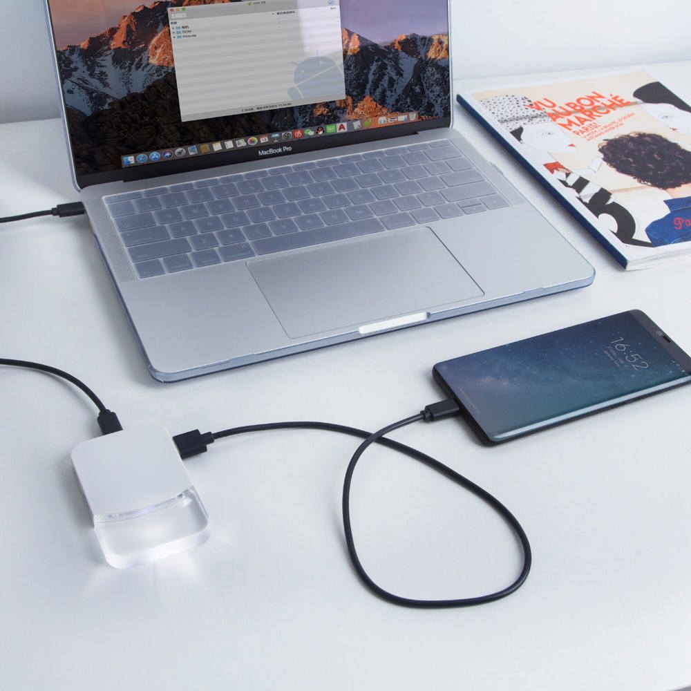 2598 | Xoopar iLo Mini Hub– 4 in 1 Adapter – USB 2.0 Data Transfer - Splitter