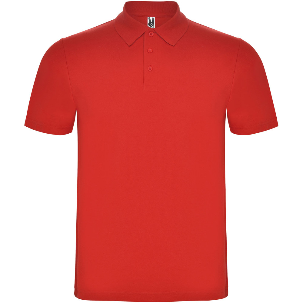 Austral 180 g/m² unisex polo met korte mouwen - Rood